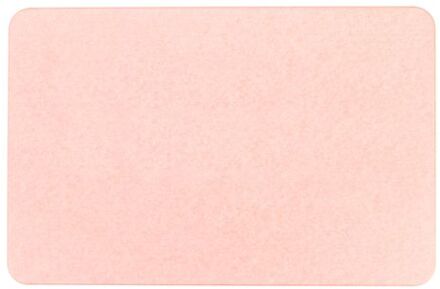 Roze Steen Anti Slip Badmat - 60x40cm