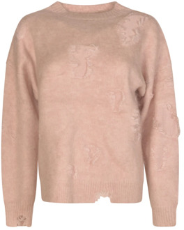 Roze Sweaters voor Vrouwen R13 , Pink , Dames - L,M