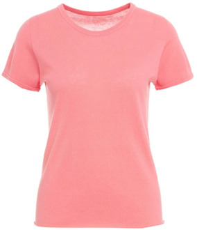 Roze T-shirt voor vrouwen Majestic Filatures , Pink , Dames - L,S