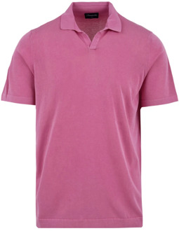 Roze T-shirts en Polos Drumohr , Pink , Heren - 2Xl,Xl,M