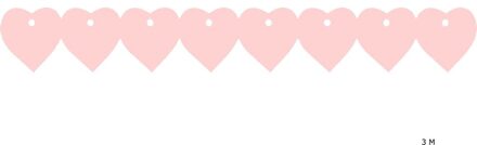 Roze Valentijns slinger (3m)