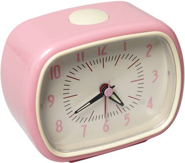 Roze Vintage Retro Wekker - Classic Alarm Clock