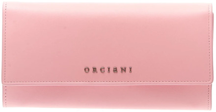 Roze Waaier Portemonnee Orciani , Pink , Dames - ONE Size