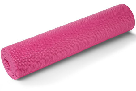 Roze yogamat 190 x 61 cm - Fitnessmat