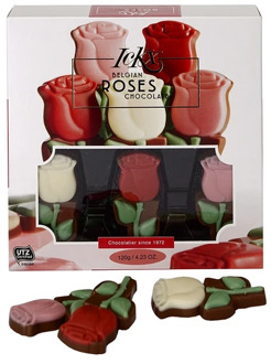 Rozen chocolade! doos 120 gram
