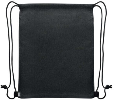 Rpet polyester koordzak Zwart - One size