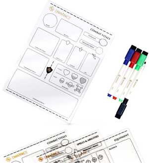 RPG Series Acrylic Character Sheet Set *English Version*