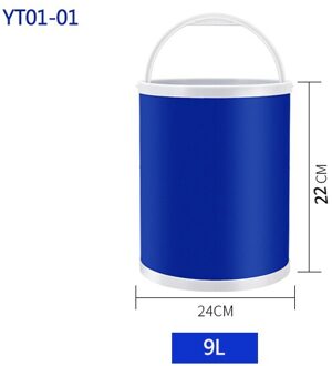 RQNQ 1pcs upgrade outdoor fishing portable foldable fish bucket plastic portable multifunctional bucket YT01-01