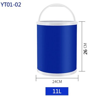 RQNQ 1pcs upgrade outdoor fishing portable foldable fish bucket plastic portable multifunctional bucket YT01-02