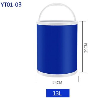 RQNQ 1pcs upgrade outdoor fishing portable foldable fish bucket plastic portable multifunctional bucket YT01-03