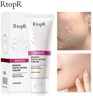 RtopR Exfoliating Face Cleanser Whitening Moisturizing Peeling Gel Repair Facial Scrub Blackhead Acne Removal Cream Skin Care