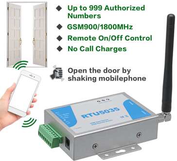RTU5024 RTU5035 2G 3G Gsm Gate Opener Relais Schakelaar Call Afstandsbediening Telefoon Schudden Controle Deuropener Voor parking Systemen