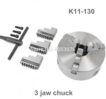 RU Levering K11-130 3 klauwplaat/130 MM handmatige draaibank chuck/3-Kaak zelfcentrerende Klauwplaat