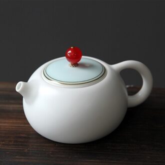 Ru Oven Theepot Kan Houden Keramische Kung Fu Thee Set, Enkele Pot En Enkele Cup Xi Shi Pot, huishoudelijke Ru Oven Pavilion Theepot