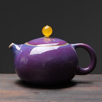 Ru Oven Theepot Kan Houden Keramische Kung Fu Thee Set, Enkele Pot En Enkele Cup Xi Shi Pot, huishoudelijke Ru Oven Pavilion Theepot