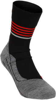 RU4 Endurance Reflect Hardloopsokken Heren-Zwart,Grijs - 44-45