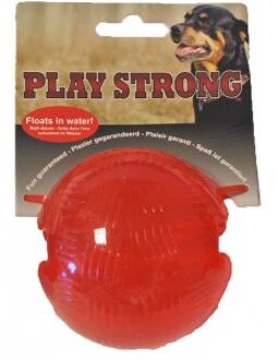 rubber bal 8.5 cm rood