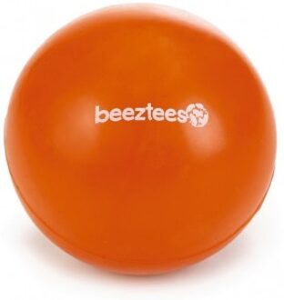 rubber bal massief no 5 oranje 9 cm