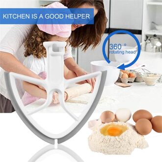 Rubber Beater Blade Voor 5-Quart Kitchen Aid Kom Lift Mixer Bakken Tool Keuken Mixer Accessoires Met Vierkante Vorm