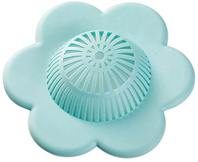 Rubber Cirkel Siliconen Gootsteenzeefje Filter Water Stopper Anti-Blocking Haar Catcher Bad Plug Badkamer Keuken Wastafel Stopper groen