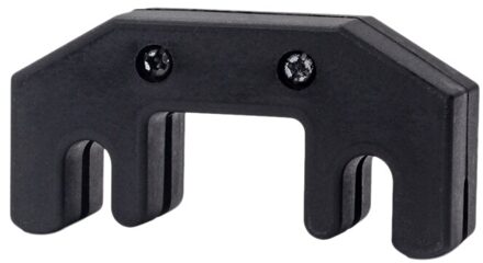Rubber Coated Heavy Metal Practice Mute Voor Cello & Altviool Zwart