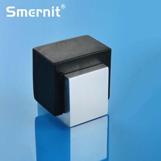Rubber Deur Stopt Aluminium Deurstopper Houders Catch Floor Gemonteerd Wc Glas Deur Verborgen Doorstop Meubels Hardware