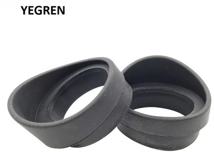 Rubber Eyepiece Eye Cups One Pair Eye Guards Inner Diameter 34 mm for Microscope Binoculars Telescopes Not Foldable Eyecups