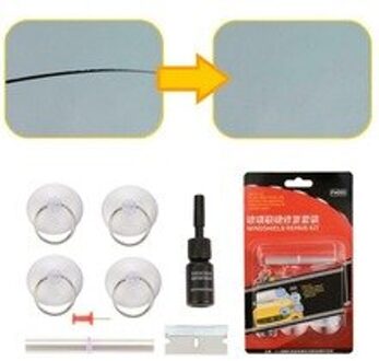 Rubber Glas Reparatie Tool Afdichtingsmiddelen Set Voorruit Lijmen Diy Vulstoffen