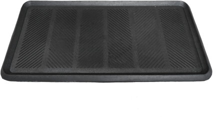 Rubber laarzenmat / boot tray 40x80 cm Zwart
