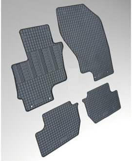 Rubber matten passend voor Mitsubishi Outlander 2012- incl. PHEV (4-delig + montagesysteem)