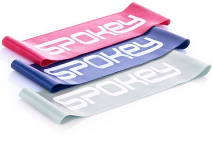 Rubber mini fitnessband (set van 3) Grijs - One size