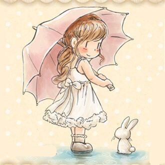 Rubber Siliconen Clear Postzegels Voor Scrapbooking Tampons Transparents Seal Achtergrond Stempel Card Making Diy Girltampons