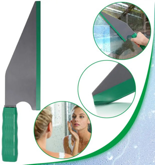 Rubber Squeegee Car Window Glass Cleaning Wrapping Scraper Plastic Handle Tint Water Ice Removal Wiper Household Hand Tool
