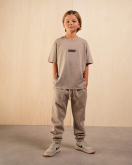 Rubber t-shirt - maat 128 Beige