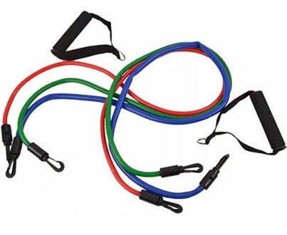 Rubber weerstandsband (set van 3) Veelkleurig - One size
