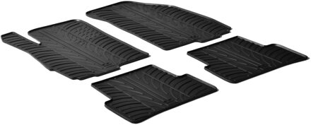 Rubbermatten passend voor Chevrolet Aveo 2011- (T profiel 4-delig)