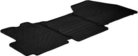 Rubbermatten passend voor Citroen Jumper / Peugeot Boxer / Fiat Ducato 2006-2013 & 2014- (G profiel 3-delig)