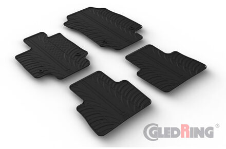 Rubbermatten passend voor Lexus NX PHEV 2022- (T profiel 4-delig + montageclips) GL0755