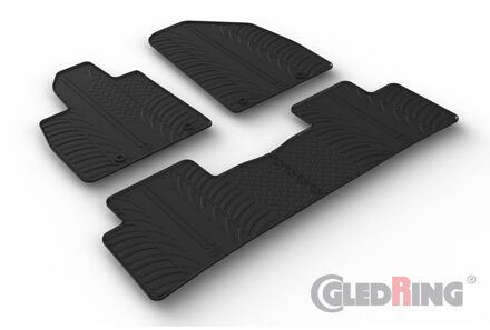 Rubbermatten passend voor MG Marvel R (EV) 2021- (T profiel 4-delig) GL0763