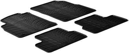 Rubbermatten passend voor Opel Adam 2013- (T-Design 4-delig) GL0090