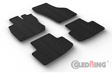 Rubbermatten passend voor Skoda Octavia IV e-Tec Sedan/Kombi 2020- (T profiel 4-delig + montageclips GL0481