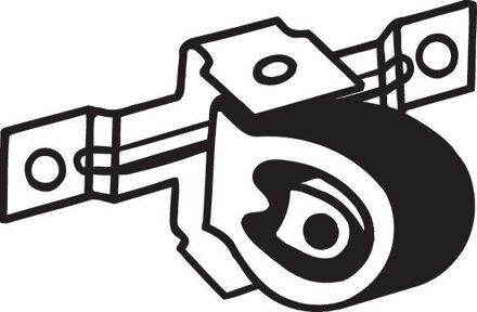 Rubberstrip, uitlaatsysteem 255975