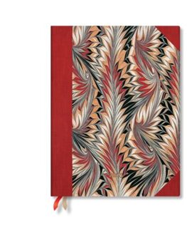 Rubedo (Cockerell Marbled Paper) Ultra 12-Month Day-At-A-Time Softcover Flexi - Paperblanks