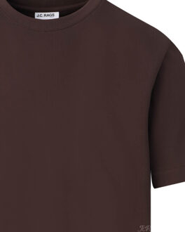 Ruben t-shirt met korte mouwen Bruin - L