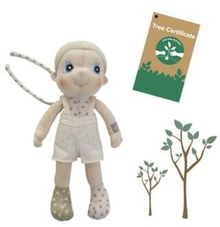 Rubens Barn Organic Mini EcoBuds doll, Elm + Plant a tree (160020)