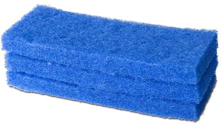 Rubi 3 Middelzachte Reserve-Schuursponzen | 25 cm | Blauw - 20973