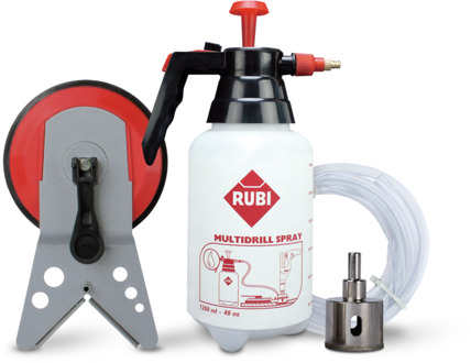 Rubi Boorset | 35 mm | Universele Boorgeleiding en Watertank - 50921