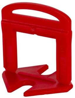 Rubi Delta Leveling System Clip Voor Voeg 3mm, Hoogte 6-15mm, 200stuks