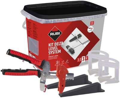 Rubi Delta Leveling System Startersset Voor Voeg 1,5mm, Hoogte 3-12mm