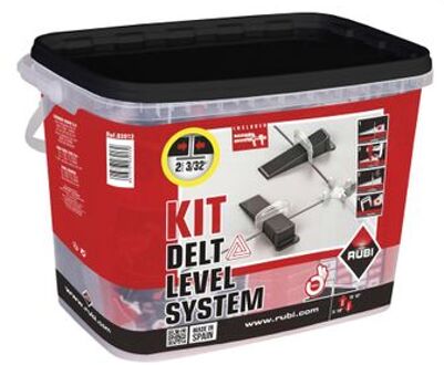Rubi Delta Leveling System Startersset Voor Voeg 2mm, Hoogte 3-12mm
